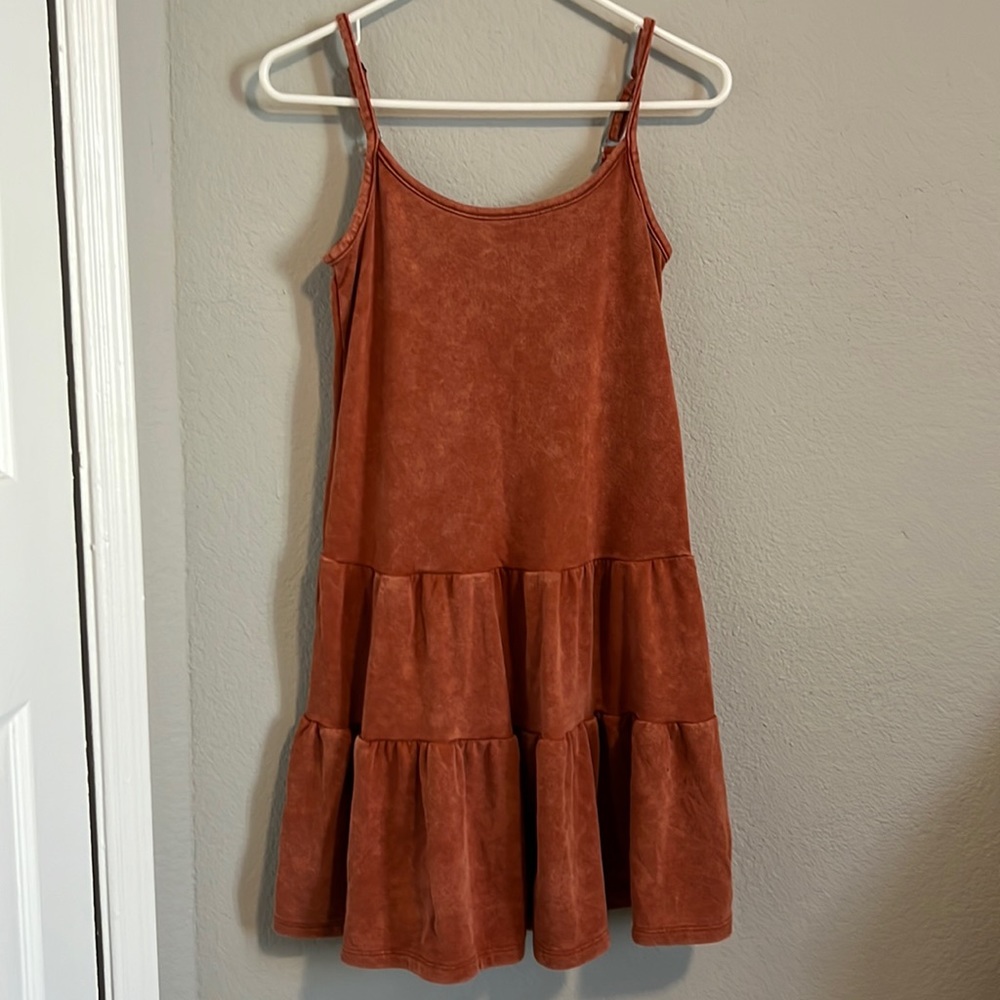 Rust Orange Dress